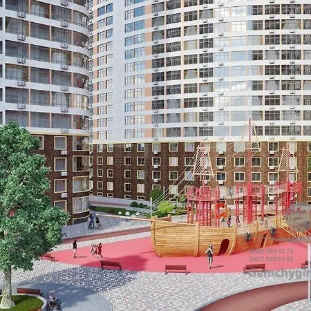 светлая аркадия 48 жемчужина парк юность Apartamento Odesa